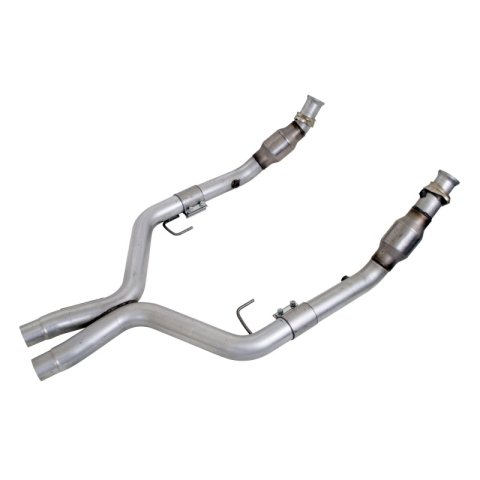 BBK 05-10 Mustang 4.6 GT High Flow X Pipe With Catalytic Converters - 2-3/4 thumbnail 4