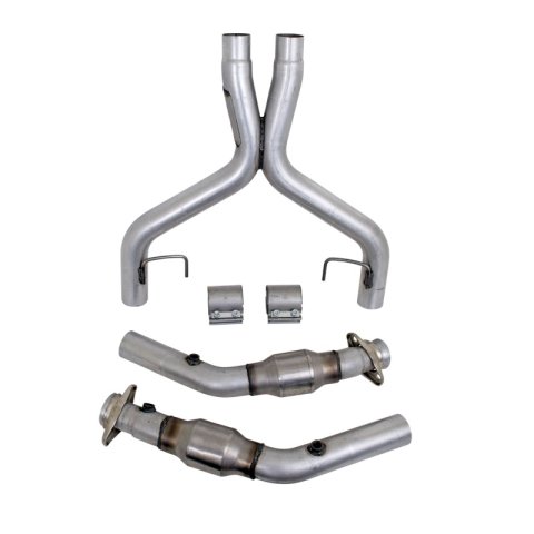 BBK 05-10 Mustang 4.6 GT High Flow X Pipe With Catalytic Converters - 2-3/4 thumbnail 8