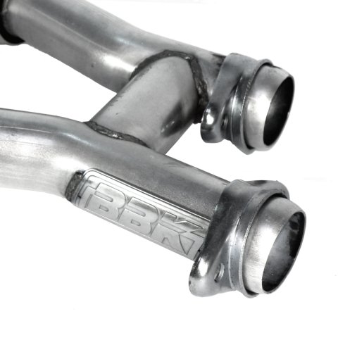 BBK 79-93 Mustang 5.0 Short Mid H Pipe With Catalytic Converters 2-1/2 For BBK Long Tube Headers thumbnail 5