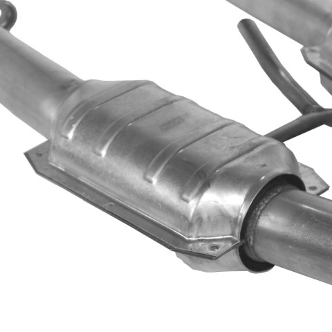BBK 79-93 Mustang 5.0 Short Mid H Pipe With Catalytic Converters 2-1/2 For BBK Long Tube Headers thumbnail 7