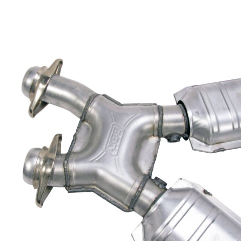 BBK 96-04 Mustang 4.6 GT / Cobra Short Mid X Pipe w Catalytic Converters 2-1/2 For Long Tube Headers thumbnail 4
