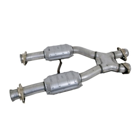 BBK 79-93 Mustang 5.0 Short Mid X Pipe With Catalytic Converters 2-1/2 For BBK Long Tube Headers thumbnail 5