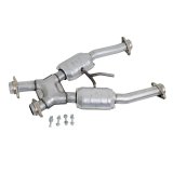 BBK 94-95 Mustang 5.0 Short Mid X Pipe With Catalytic Converters 2-1/2 For BBK Long Tube Headers thumbnail 3