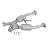 BBK 94-95 Mustang 5.0 Short Mid X Pipe With Catalytic Converters 2-1/2 For BBK Long Tube Headers thumbnail 4