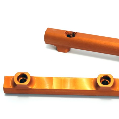 BBK 05-14 Dodge Hemi 5.7/6.1 High Flow Billet Aluminum Fuel Rail Kit (Non Trucks) thumbnail 4