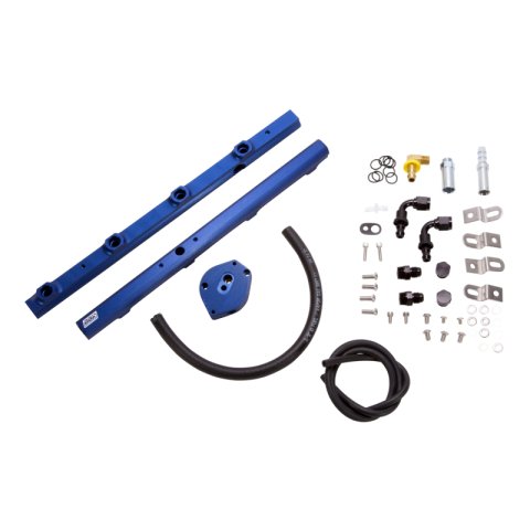 BBK 96-98 Mustang 4.6 GT High Flow Billet Aluminum Fuel Rail Kit thumbnail 3