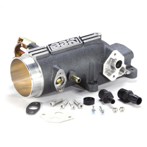 BBK 96-04 Mustang 4.6 GT 78mm Throttle Intake BBK Power Plus Series - Charcoal thumbnail 2
