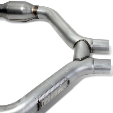 BBK 2015-16 Mustang V6 Short Mid H Pipe With Converters (To Be Used With 1642 Series Headers) thumbnail 4