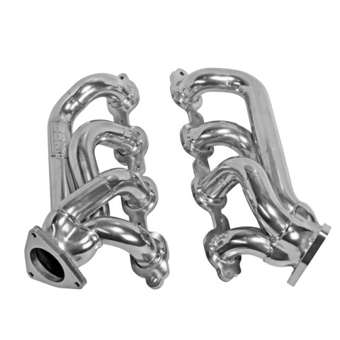 BBK 14-18 GM Truck 5.3/6.2 1 3/4in Shorty Tuned Length Headers - Polished Silver Ceramic thumbnail 6