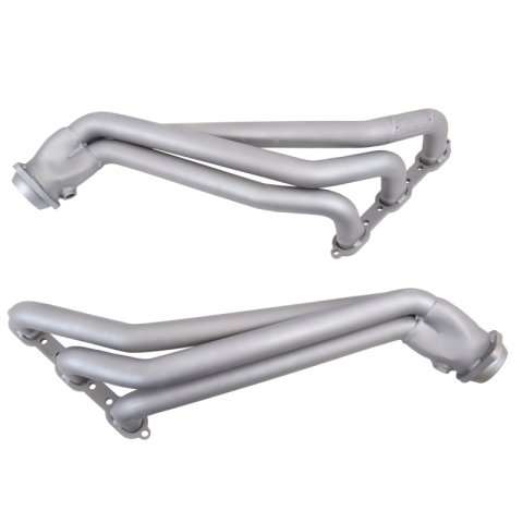 BBK 05-10 Dodge Challenger V6 Long Tube Exhaust Headers And Y Pipe And Converters - 1-5/8 Chrome thumbnail 3