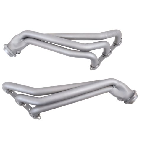 BBK 05-10 Dodge Challenger V6 Long Tube Exhaust Headers And Y Pipe And Converters - 1-5/8 Chrome thumbnail 6