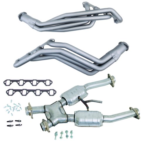 BBK 94-95 Ford Mustang 5.0L Manual Trans 1-5/8 Long Tube Headers w/Catted X-Pipe (Ti Ceramic) thumbnail 1