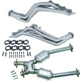 BBK 96-98 Ford Mustang Cobra 4.6L 1-5/8 Long Tube Headers w/High Flow Catted X-Pipe (Ti Ceramic) thumbnail 1