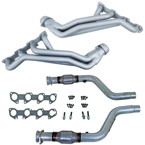 BBK 05-08 Dodge 5.7 Hemi (Car) Long Tube Headers w/High Flow Catted Mid Pipe (Ti Ceramic)