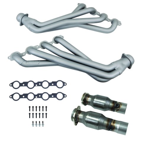 BBK 16-24 Chevy Camaro SSLT1 1-7/8 Long Tube Headers w/High Flow Catalytic Converters (Ti Ceramic) thumbnail 1
