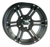 ITP SS 212 14x6 / 4x156 BP / 4+2 Offset Black Wheel thumbnail 1