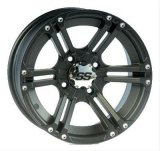 ITP SS 212 14x6 / 4x137 BP / 4+2 Offset Black Wheel thumbnail 5