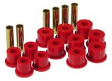 Prothane 88-98 GM 2/4wd Rear Spring & Shackle Bushings - Red thumbnail 1