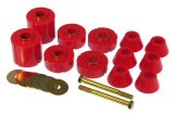 Prothane 73-80 GM Body Mount 12 Bushing Kit - Red thumbnail 2