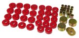 Prothane 65-67 GM Convertible Body Mount Kit - Red thumbnail 1