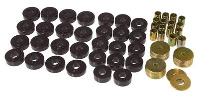 Prothane 65-67 GM Convertible Body Mount Kit - Black
