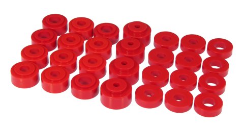 Prothane 68-72 GM Mid-Size Convert Body Mount - Red thumbnail 2