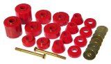 Prothane 75-79 GM 1/2 / 3/4 / 1T 2/4wd Body Mount - Red thumbnail 1