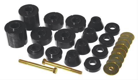 Prothane 75-79 GM 1/2 / 3/4 / 1T 2/4wd Body Mount - Black