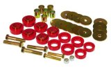 Prothane 67-81 Chevy Camaro Body Mount Kit w/ Hardware - Red thumbnail 1