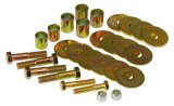 Prothane 67-81 Chevy Camaro Body Mount Hardware Kit - Red thumbnail 1
