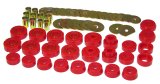 Prothane 65-70 Chevy Impala Convertible Body Mount - Red thumbnail 1