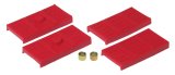 Prothane 67-69 GM F-Body Upper/Lower Spring Pad (Mono) - Red thumbnail 1