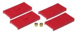 Prothane 67-69 GM F-Body Upper/Lower Spring Pad (Mono) - Red thumbnail 2