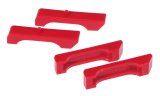 Prothane 68-87 GM Small Block Radiator Isolators - Red thumbnail 1