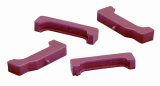 Prothane 68-87 GM Small Block Radiator Isolators - Red thumbnail 3
