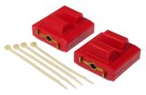 Prothane GM Motor Mount Large Clamshell - Red thumbnail 1