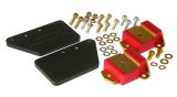 Prothane 63-72 GM Truck LS1 Adapter Plate Kit - Red thumbnail 1