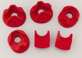 Prothane 90-97 Honda Accord 4cyl Rear Motor Mount Insert - Red thumbnail 2