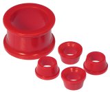 Prothane 96-00 Honda Civic Rack & Pinion Bushings - Red thumbnail 2