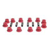Prothane 68-71 International Scout 800 Spring & Shackle Bushings - Red thumbnail 1