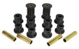 Prothane 74-77 Jeep Cherokee Front Spring & Shackle Bushings (w/ 1.25in OD Main Eye) - Black thumbnail 1
