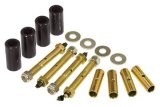 Prothane 55-75 Jeep CJ5/7 Front & Rear Main Spring Eye Bushings - Black thumbnail 1