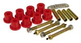 Prothane 87-96 Jeep YJ Front & Rear Main Spring Eye Bushings - Red thumbnail 1