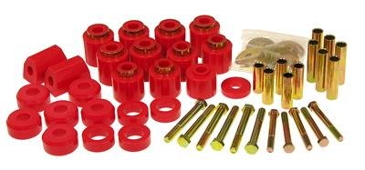 Prothane 87-96 Jeep YJ 1in Lift Body Mount Kit - Red thumbnail 1