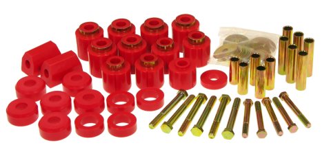 Prothane 87-96 Jeep YJ 1in Lift Body Mount Kit - Red thumbnail 2