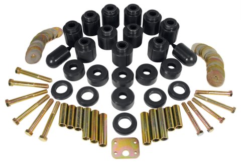 Prothane 97-01 Jeep TJ 1in Lift Body Mount Kit - Black thumbnail 2