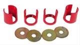 Prothane 60+ Jaguar MKI/MKII Upper Front or Rear Torque Arm Bushings - Red thumbnail 1
