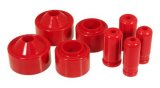 Prothane 07+ Jeep JK 2in Lift Coil Spring Isolator - Red thumbnail 1