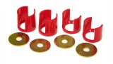 Prothane 89-94 Nissan 240SX Rear Subframe Inserts - Red thumbnail 2