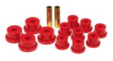 Prothane 85-88 Suzuki Samurai Spring & Shackle Bushings (OEM Shackles) - Red thumbnail 1